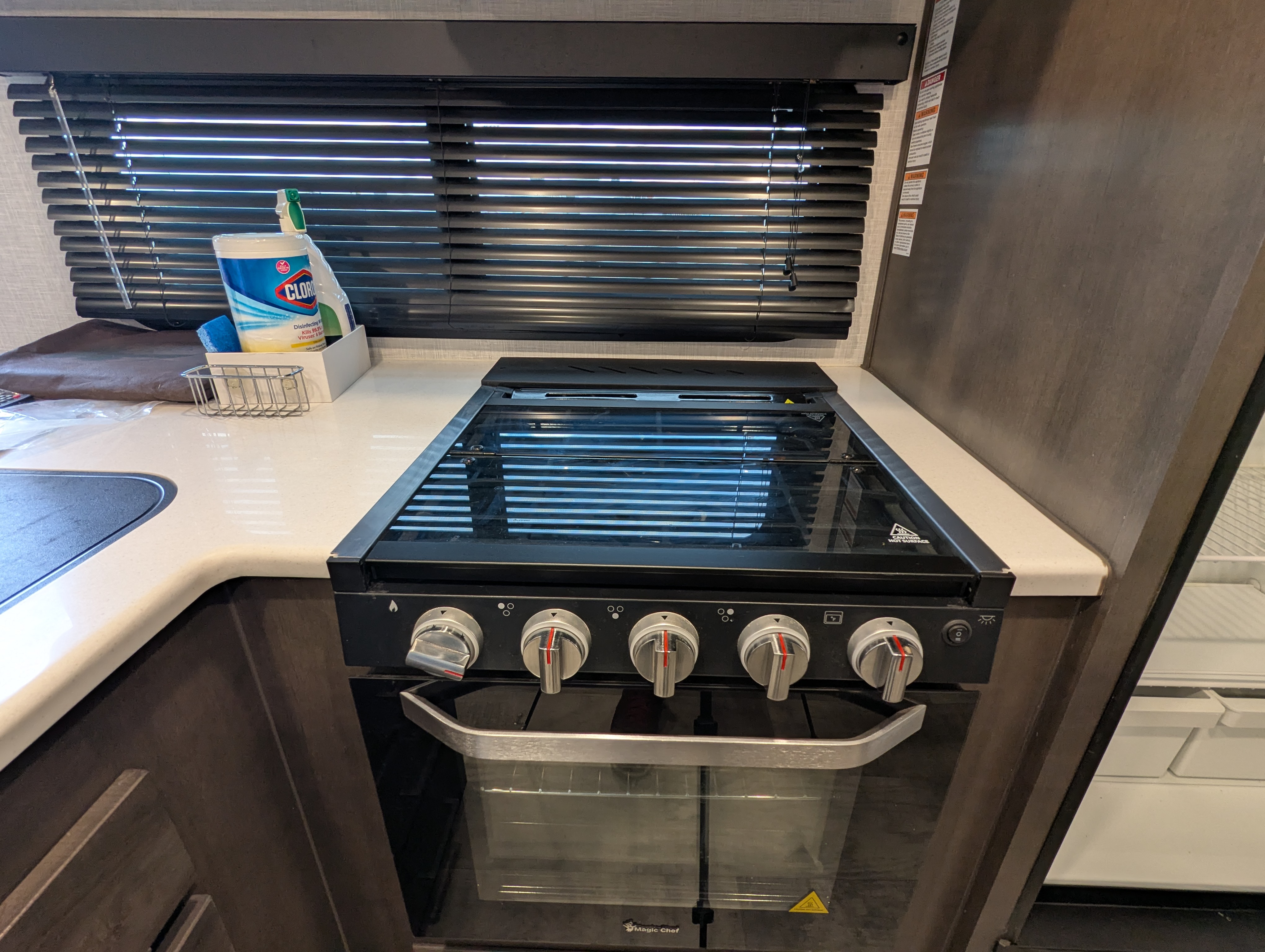 Stove and oven close-up